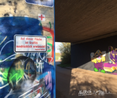 Graffiti ist in Nußloch ausdrücklich erwünscht